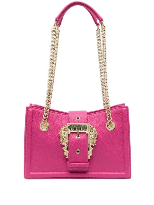 20853416_50804239_1000.jpg Versace Jeans Couture logo-engraved buckle shoulder bag