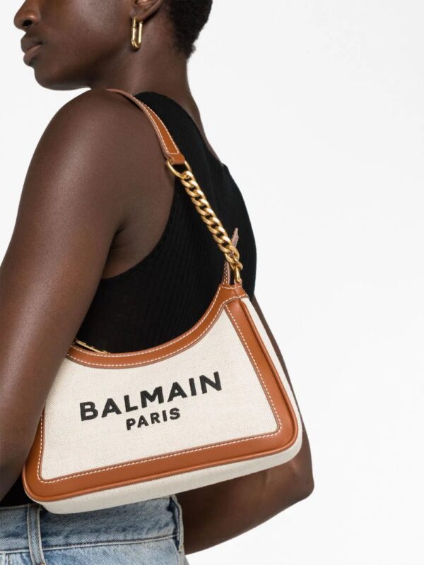20861936_50810778_1000.jpg Balmain B-Army logo-print shoulder bag