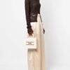 20873754_50871039_1000.jpg Elisabetta Franchi logo plaque faux-leather tote bag
