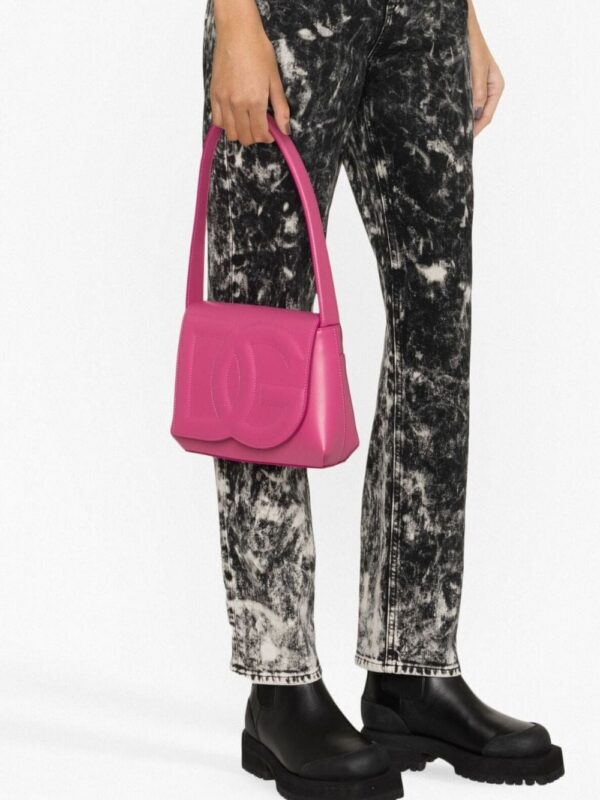 Dolce & Gabbana DG Logo leather shoulder bag