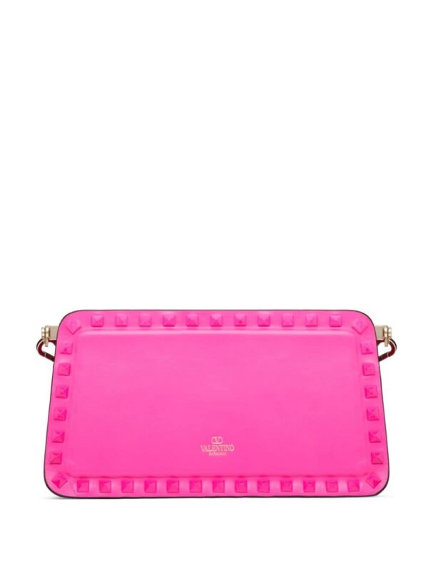 Valentino Garavani Rockstud leather clutch bag
