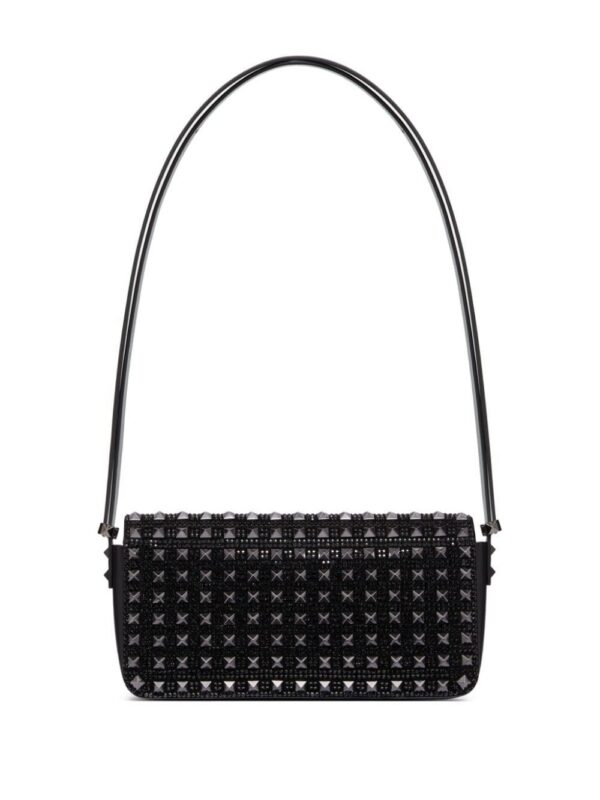 Valentino Garavani Rockstud23 E/W embroidered shoulder bag