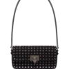 Valentino Garavani Rockstud23 E/W embroidered shoulder bag
