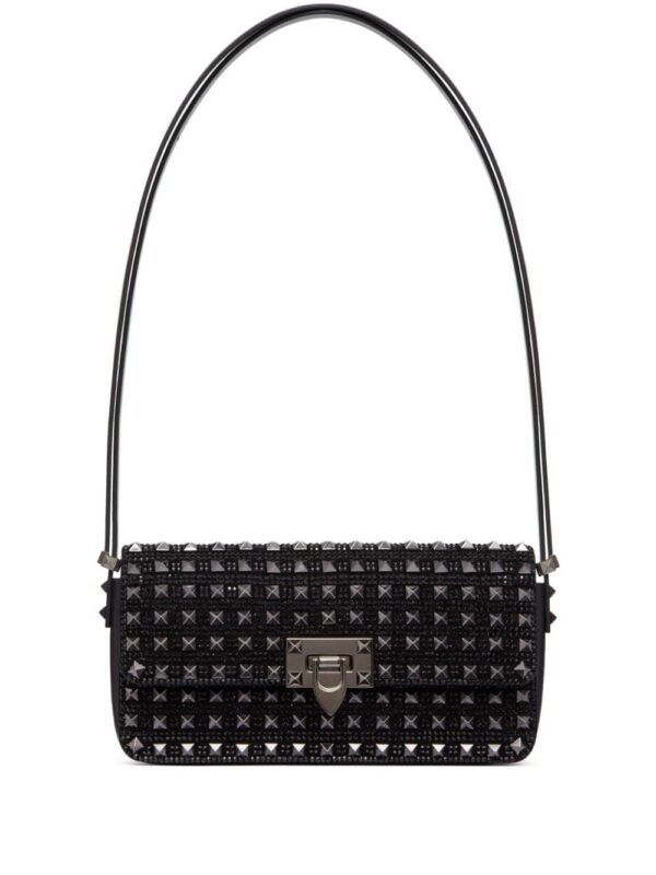 Valentino Garavani Rockstud23 E/W embroidered shoulder bag