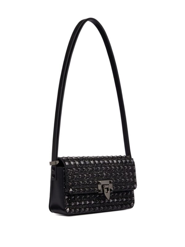 Valentino Garavani Rockstud23 E/W embroidered shoulder bag