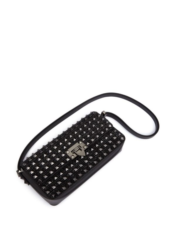Valentino Garavani Rockstud23 E/W embroidered shoulder bag