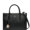 20900862_50883488_1000.jpg DKNY logo-pendant leather tote bag