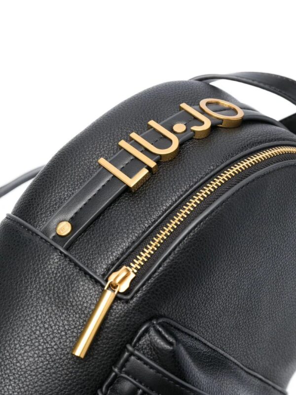 20908740_50918818_1000.jpg LIU JO logo-lettering contrast-lining backpack