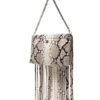 20913743_52061968_1000.jpg Michael Kors Collection Ali fringed python-embossed clutch bag