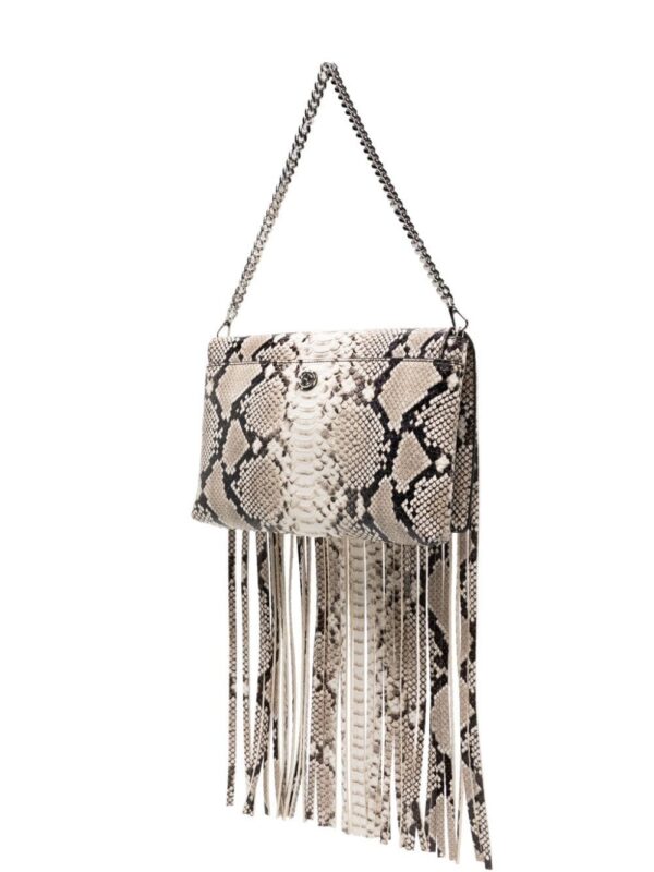 20913743_52061968_1000.jpg Michael Kors Collection Ali fringed python-embossed clutch bag