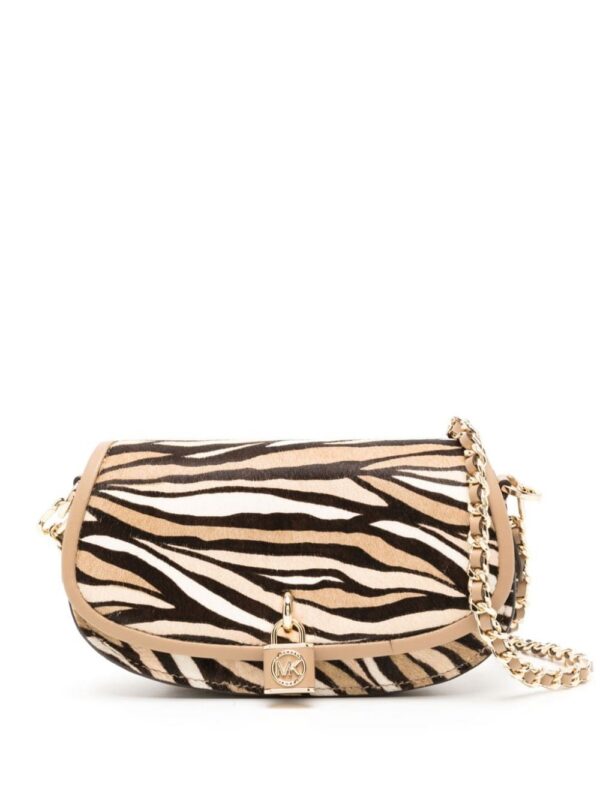 20914118_51765060_1000.jpg Michael Kors small Mila animal-patter satchel bag