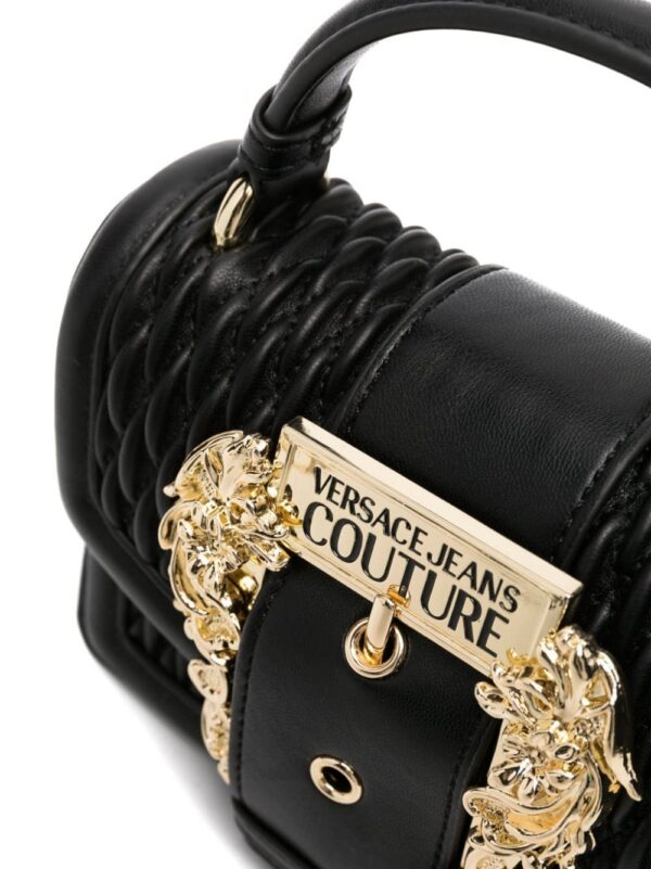Versace Jeans Couture Baroque-buckle shoulder bag
