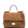Dolce & Gabbana Sicily suede tote bag