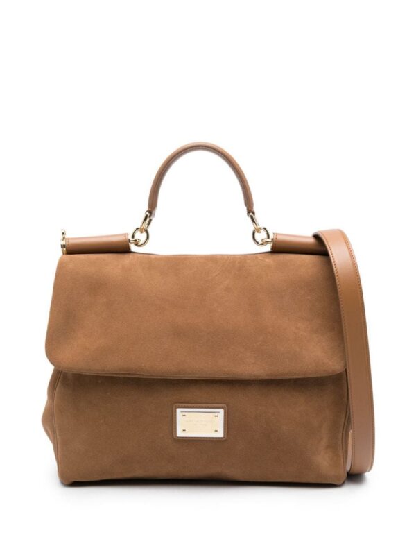 Dolce & Gabbana Sicily suede tote bag
