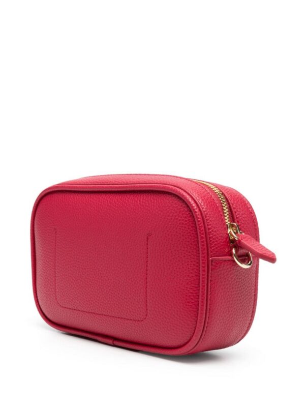 Emporio Armani  logo-strap pebbled shoulder bag