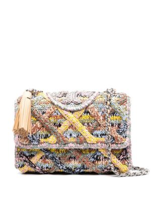 20972512_51067160_1000.jpg Tory Burch Fleming Mélange raffia shoulder bag