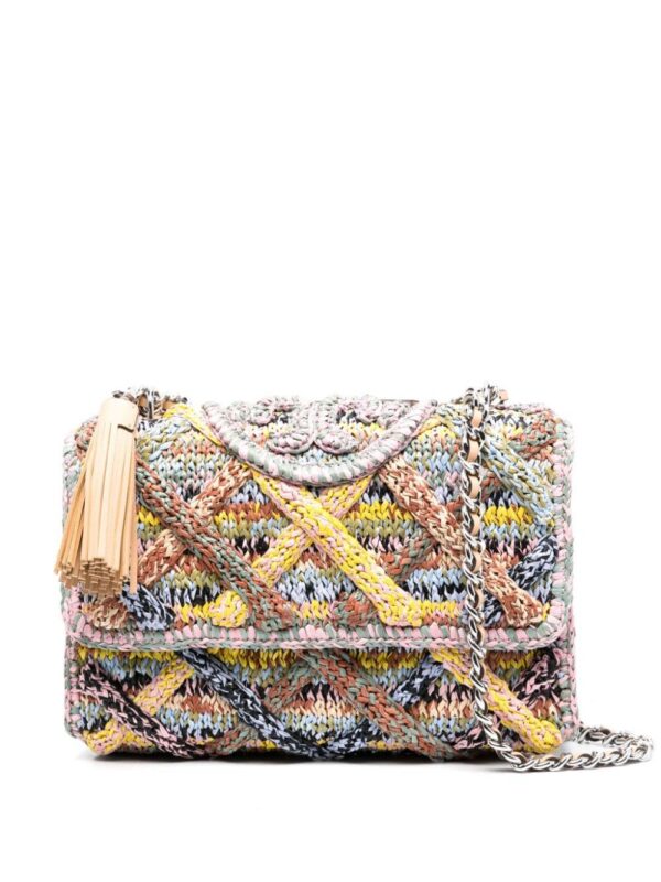 20972512_51067160_1000.jpg Tory Burch Fleming Mélange raffia shoulder bag