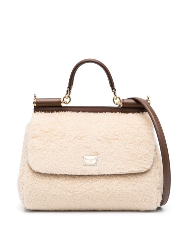 20981113_51058380_1000.jpg Dolce & Gabbana medium Sicily shearling tote bag