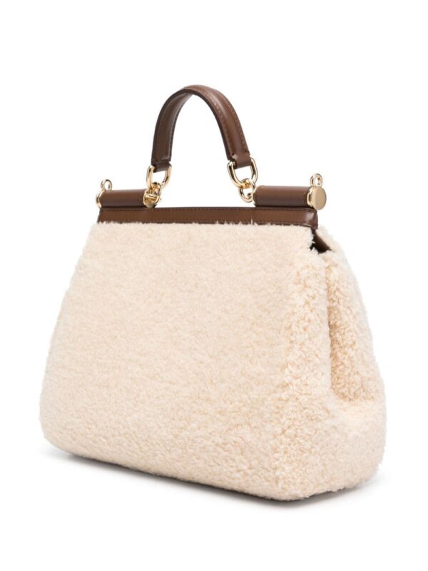 20981113_51058391_1000.jpg Dolce & Gabbana medium Sicily shearling tote bag