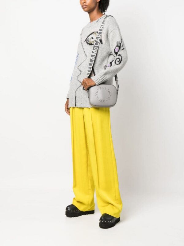 Stella McCartney mini perforated-logo crossbody bag
