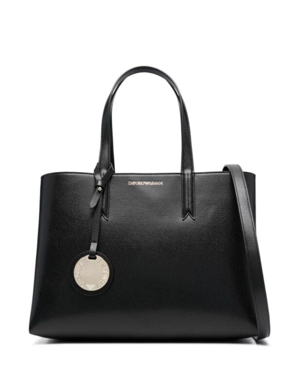 20989183_51053880_1000.jpg Emporio Armani logo-stamp leather tote bag