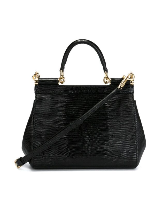 11114125_5319020_1000.jpg Dolce & Gabbana small Sicily iguana-print top-handle bag