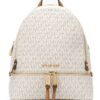 11920163_9149337_1000.jpg Michael Kors medium Rhea logo-print backpack