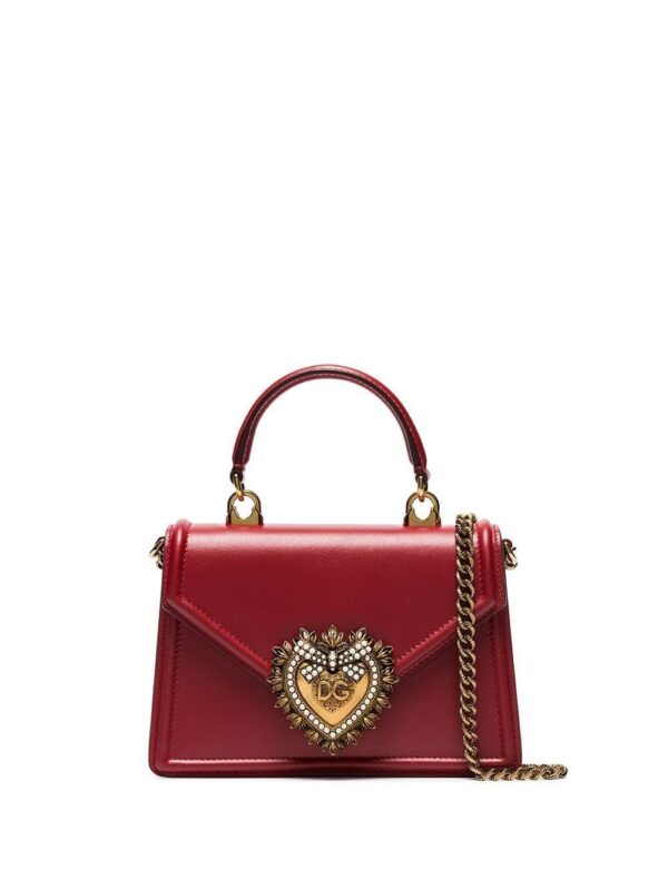 14015224_21997781_1000.jpg Dolce & Gabbana small Devotion leather top-handle bag