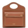 14174566_18967280_1000.jpg Burberry Mini Topstitch Detail Leather Pocket Bag