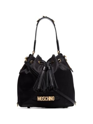 14343321_22792803_1000.jpg Moschino logo plaque drawstring bucket bag