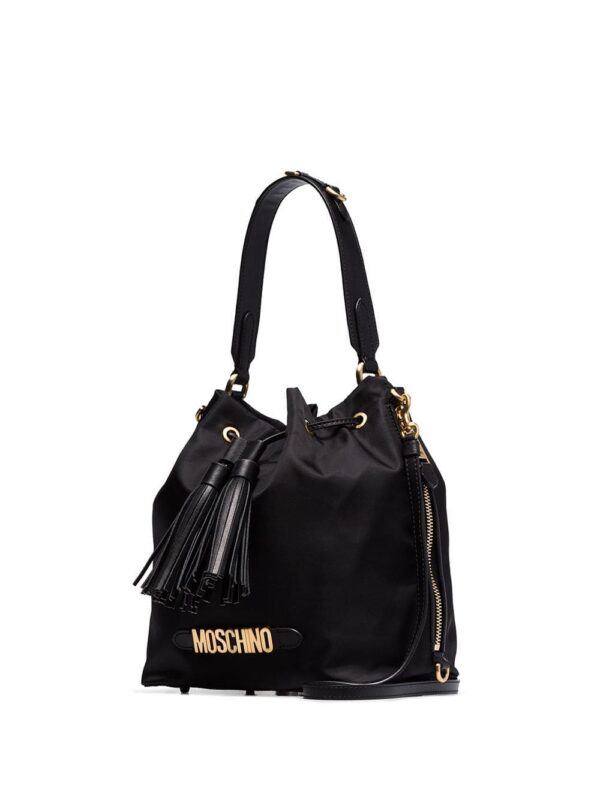 14343321_22792821_1000.jpg Moschino logo plaque drawstring bucket bag