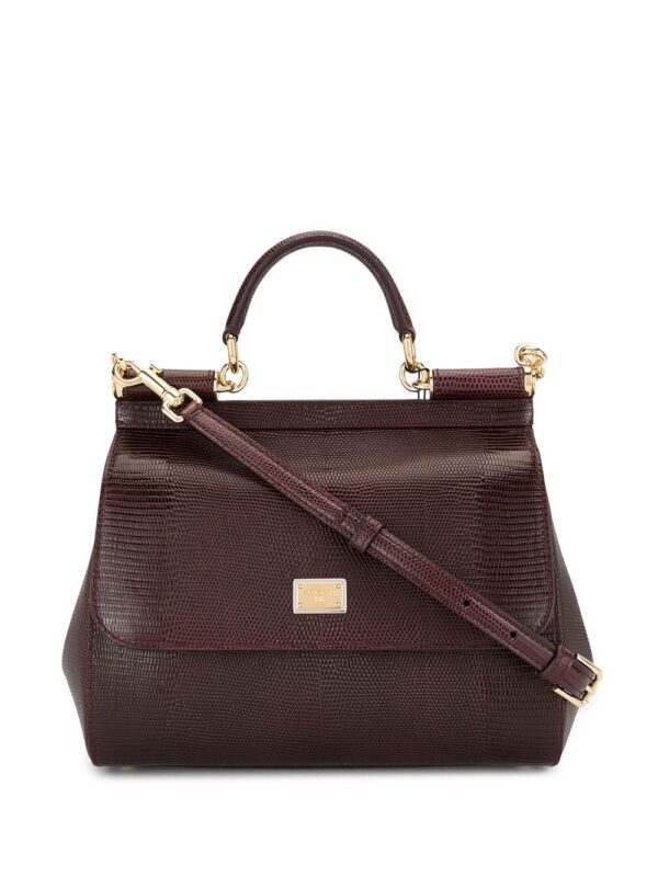 14698182_24956762_1000.jpg Dolce & Gabbana medium Sicily iguana-print top-handle bag