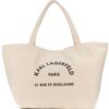 15070433_25489065_1000.jpg Karl Lagerfeld Rue St-Guillaume canvas tote bag