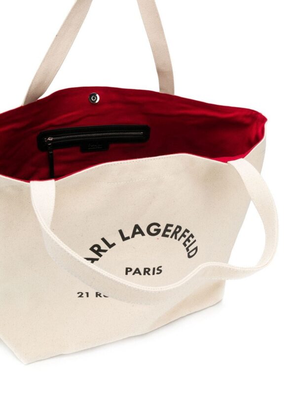 15070433_25489073_1000.jpg Karl Lagerfeld Rue St-Guillaume canvas tote bag