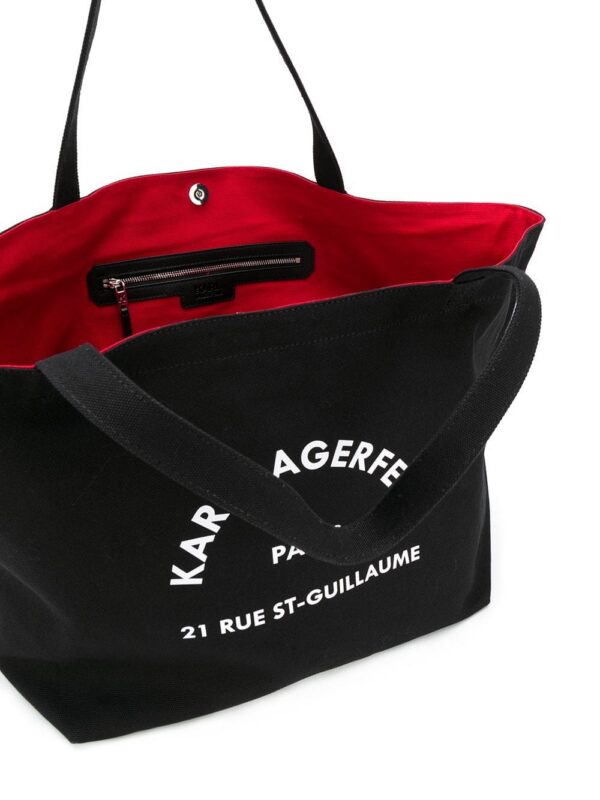 15070434_25489086_1000.jpg Karl Lagerfeld Rue St-Guillaume canvas tote bag