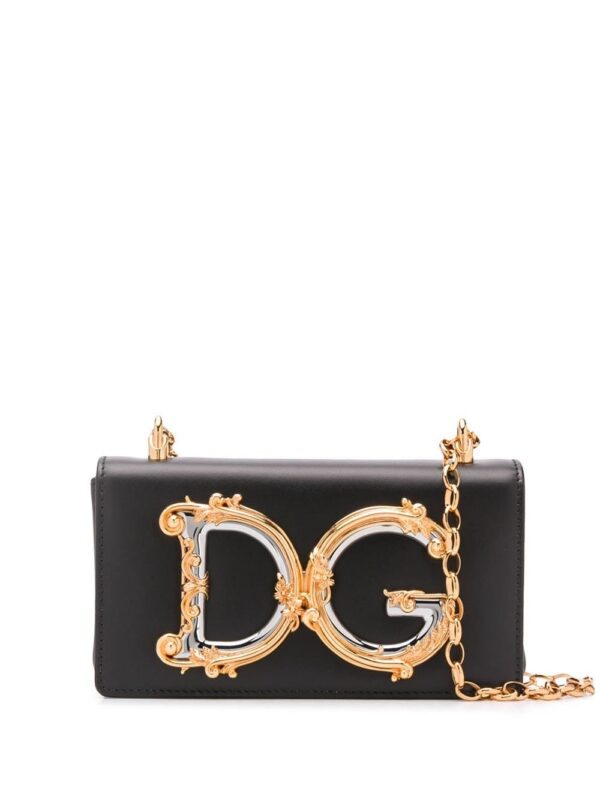 Dolce & Gabbana DG Girls leather phone bag