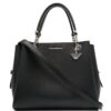 16073429_30251507_1000.jpg Emporio Armani pebbled effect chain strap tote bag