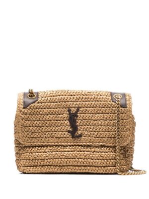 16271635_53538192_1000.jpg Saint Laurent medium Niki raffia shoulder bag