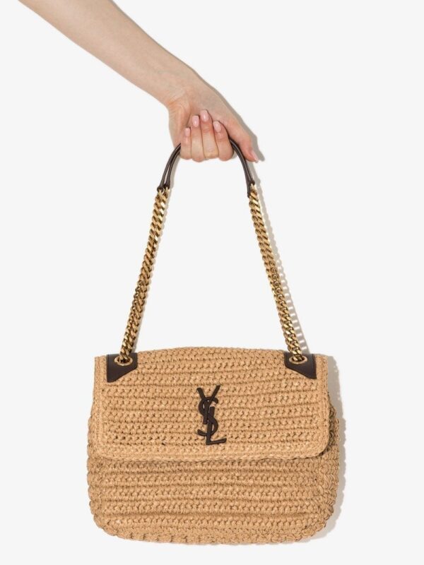 16271635_53538195_1000.jpg Saint Laurent medium Niki raffia shoulder bag