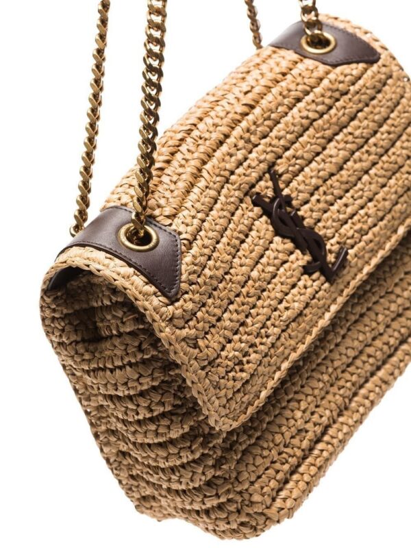 16271635_53538196_1000.jpg Saint Laurent medium Niki raffia shoulder bag