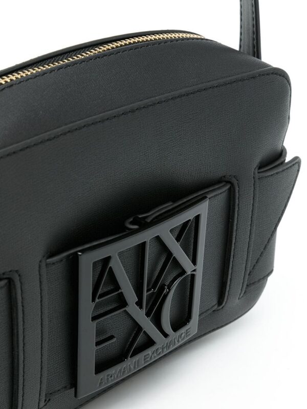 16340296_33067930_1000.jpg Armani Exchange logo-plaque detail crossbody bag