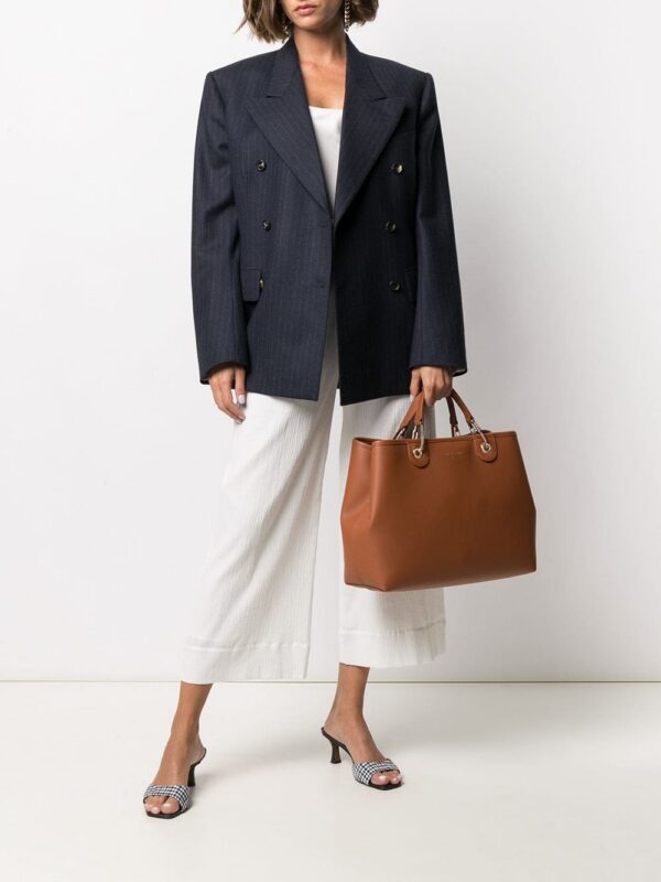 16376116_31493726_1000.jpg Emporio Armani logo-strap tote bag