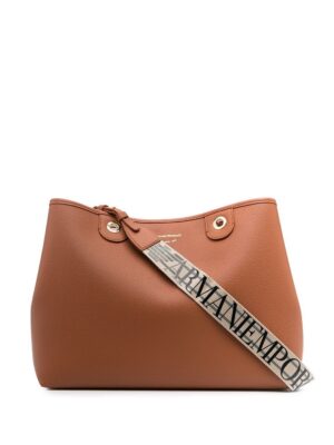 16376116_31494236_1000.jpg Emporio Armani logo-strap tote bag