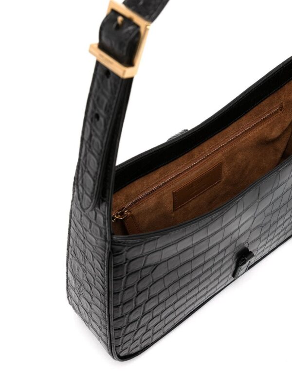 16820258_33633256_1000.jpg Saint Laurent 5A7 crocodile-effect shoulder bag