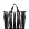 16910591_34284951_1000.jpg Balenciaga large Barbes East-West striped shopper tote