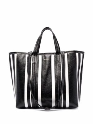 16910591_34284951_1000.jpg Balenciaga large Barbes East-West striped shopper tote