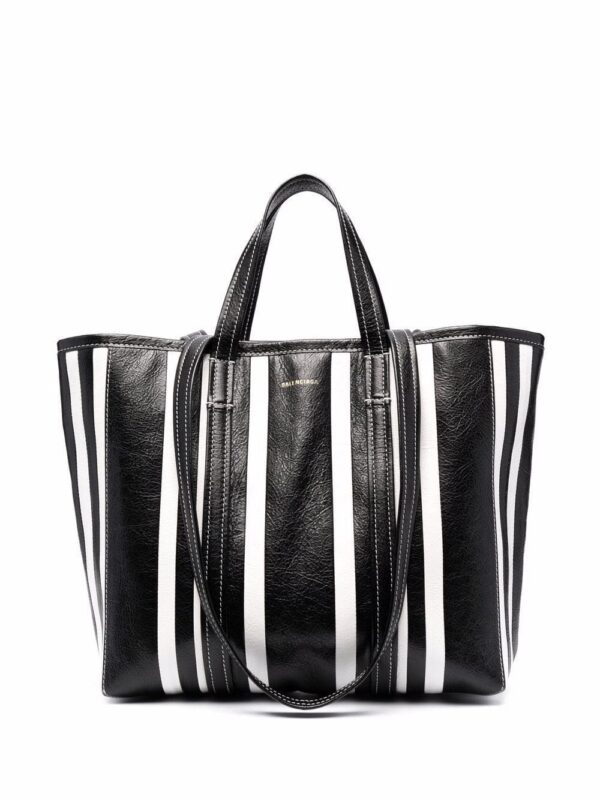 16910591_34284951_1000.jpg Balenciaga large Barbes East-West striped shopper tote