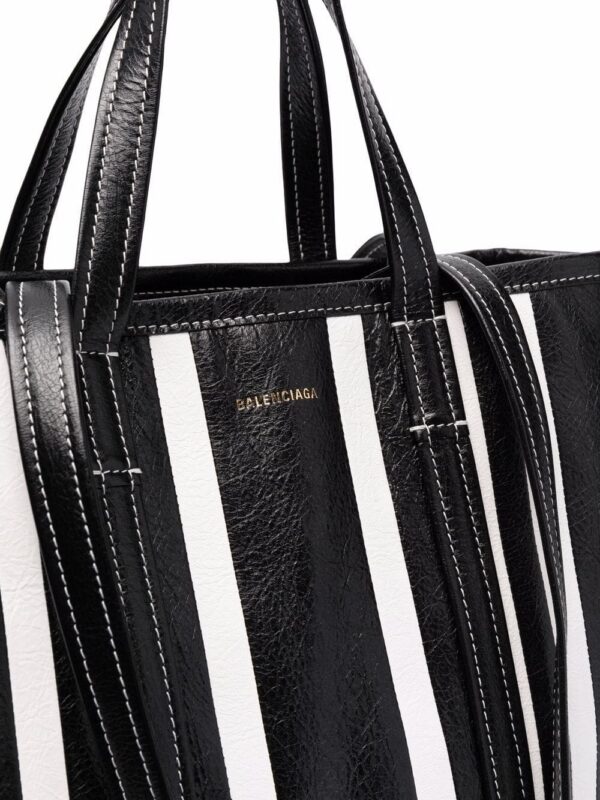 16910591_34286774_1000.jpg Balenciaga large Barbes East-West striped shopper tote