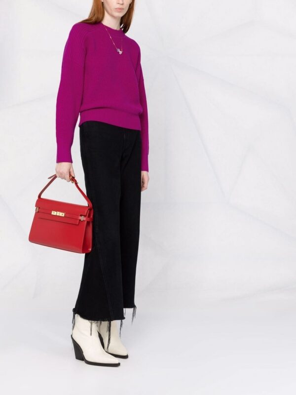 16933100_36100685_1000.jpg Saint Laurent Manhattan clasp-fastening shoulder bag