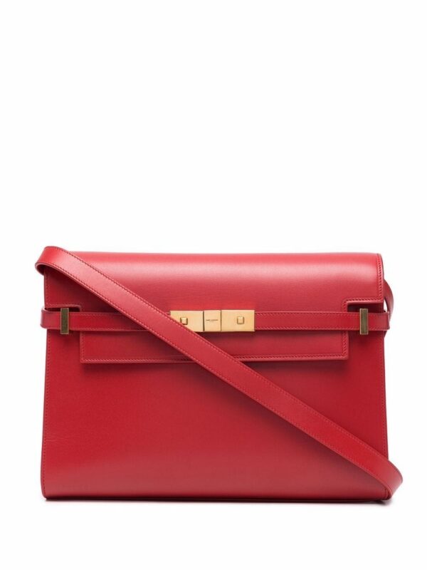 16933100_36102099_1000.jpg Saint Laurent Manhattan clasp-fastening shoulder bag
